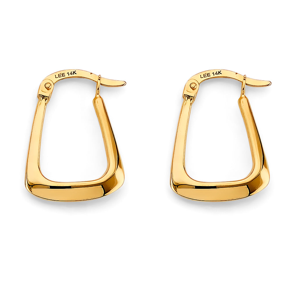 14K Yellow Gold Teardrop & Chandelier Earring - ER1819