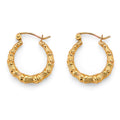 14K Yellow Gold Teardrop & Chandelier Earring - ER1823