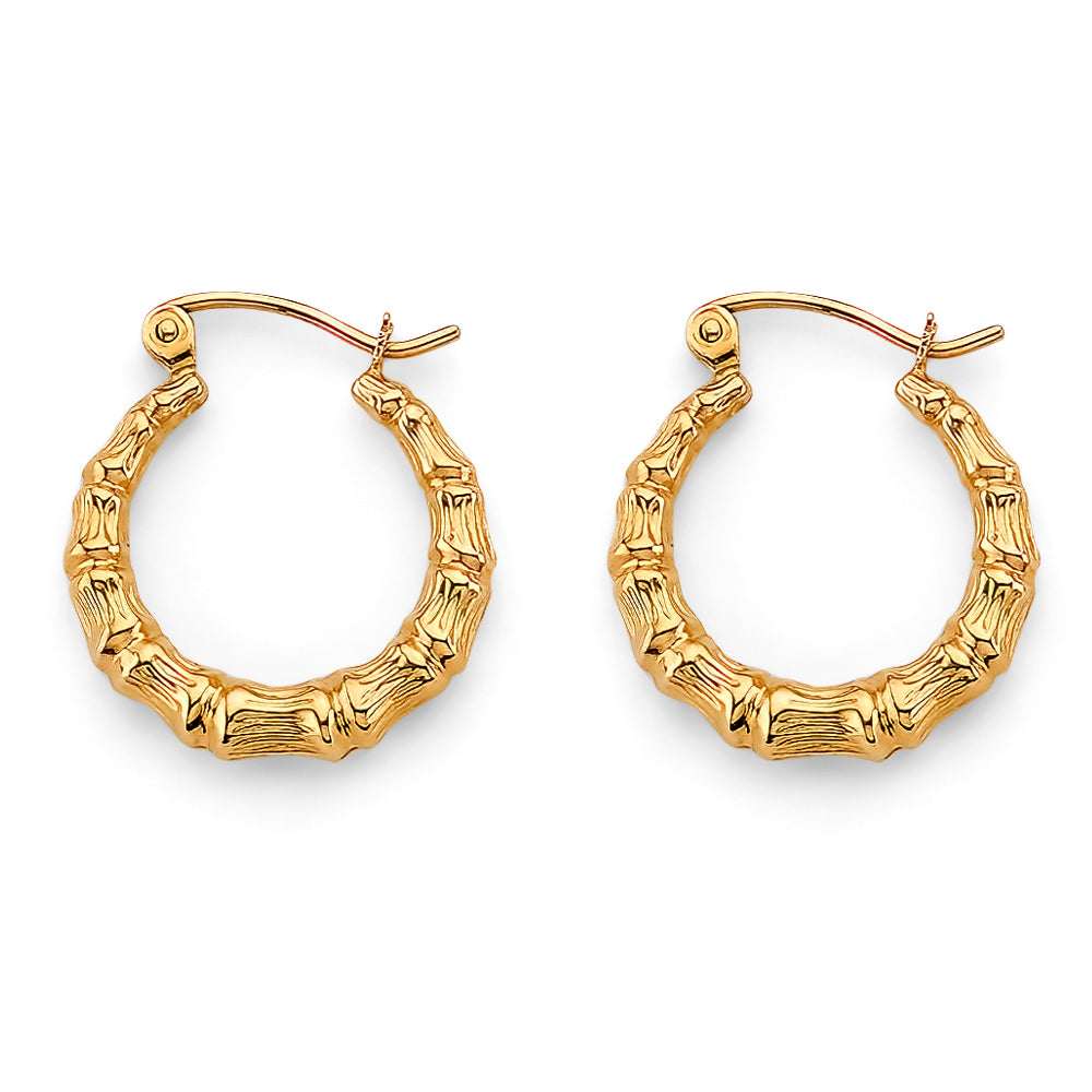 14K Yellow Gold Teardrop & Chandelier Earring - ER1823