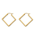 14K Yellow Gold Ball, 3 Color & Fancy Earring - ER1825