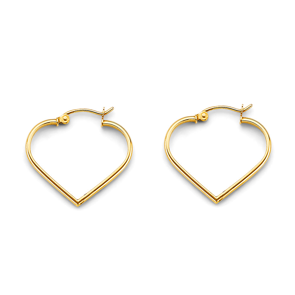 14K Yellow Gold Ball, 3 Color & Fancy Earring - ER1827