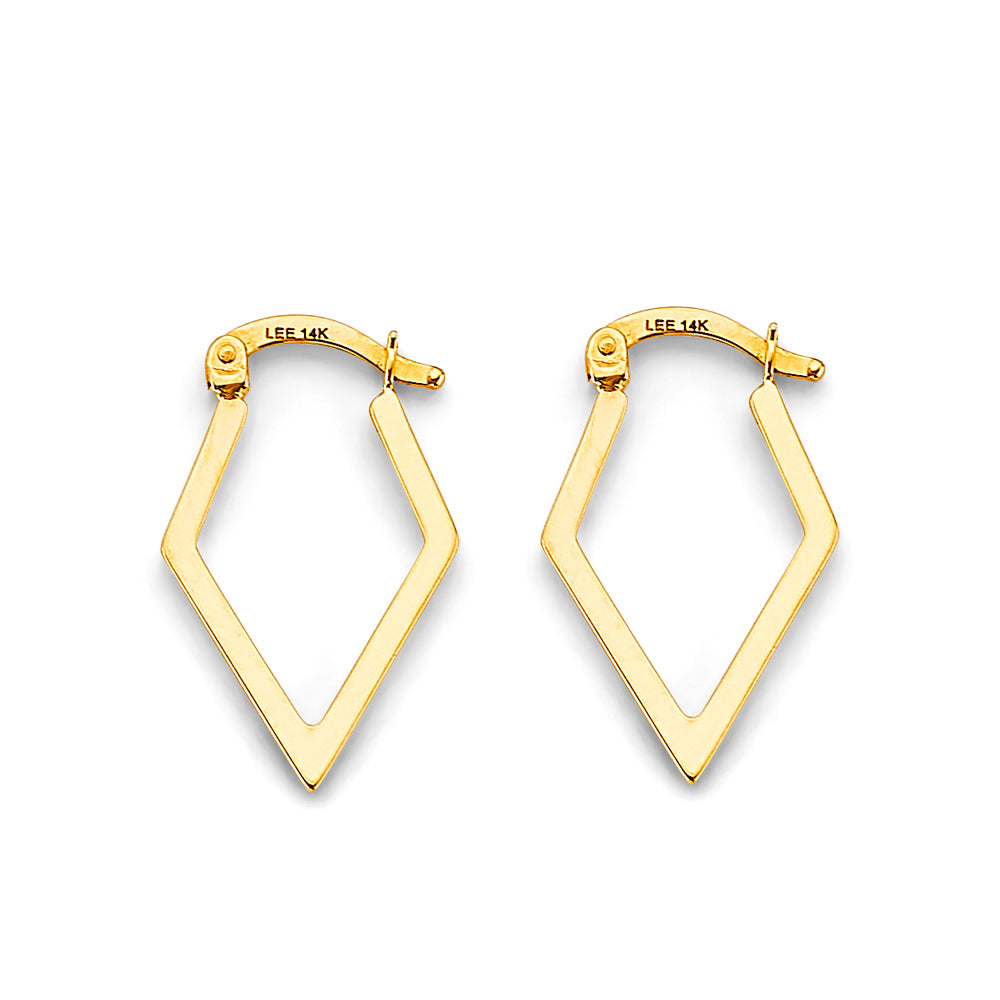 14K Yellow Gold Ball, 3 Color & Fancy Earring - ER1828