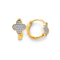 14K Yellow Gold Huggies Earring - ER1842