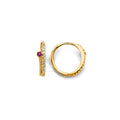 14K Yellow Gold Huggies Earring - ER1847