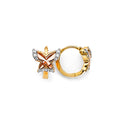 14K Yellow Gold Huggies Earring - ER1848