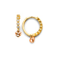 14K Yellow Gold Huggies Earring - ER1849