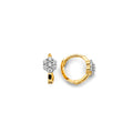 14K Yellow Gold Huggies Earring - ER1850