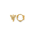 14K Yellow Gold Huggies Earring - ER1851