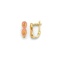 14K Yellow Gold Huggies Earring - ER1861