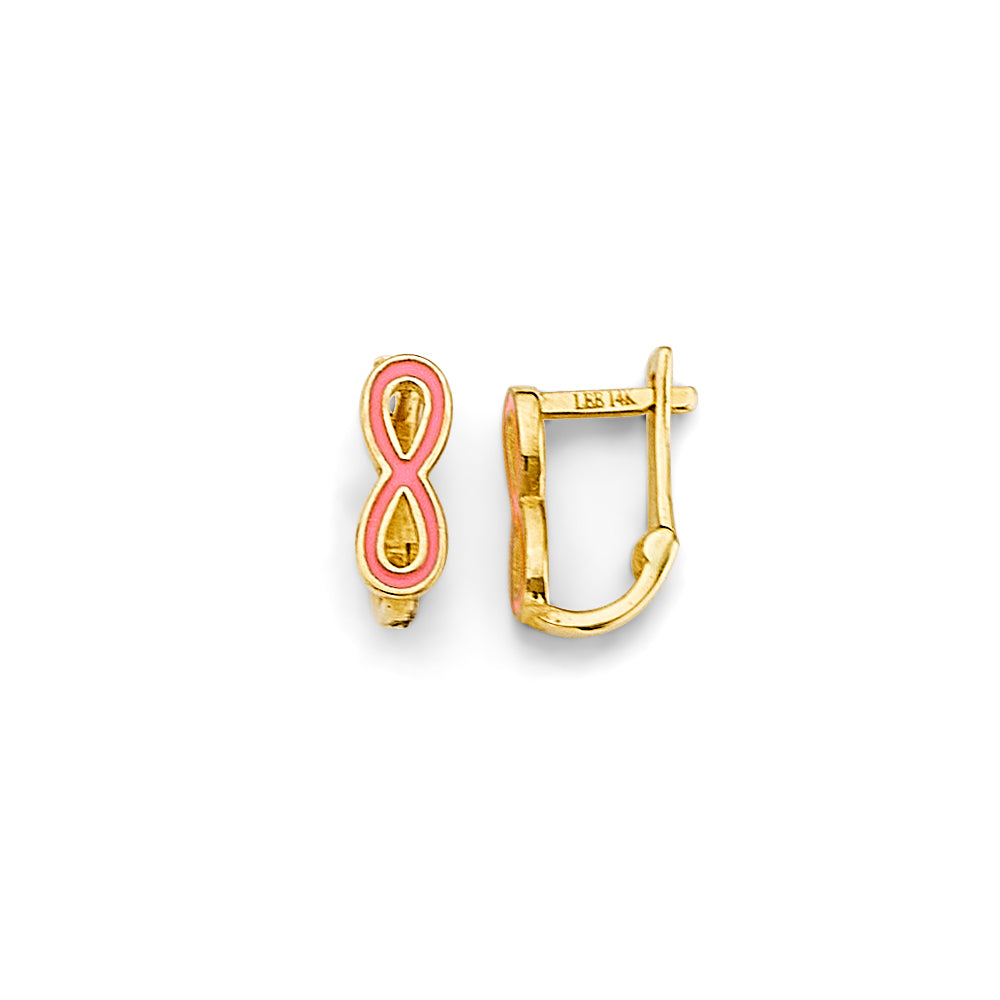 14K Yellow Gold Huggies Earring - ER1861