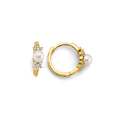 14K Yellow Gold Huggies Earring - ER1862