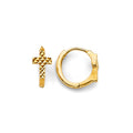 14K Yellow Gold Huggies Earring - ER1864