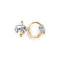 14K Yellow Gold Huggies Earring - ER1868