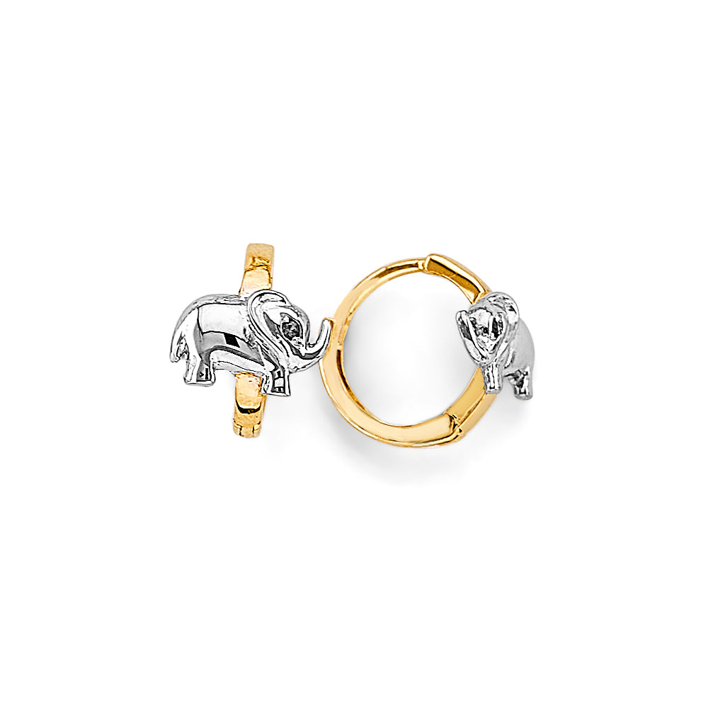 14K Yellow Gold Huggies Earring - ER1868