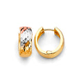 14K Yellow Gold Huggies Earring - ER1872