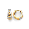 14K Yellow Gold Huggies Earring - ER1876