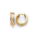 14K Yellow Gold Huggies Earring - ER1877