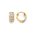 14K Yellow Gold Huggies Earring - ER1878