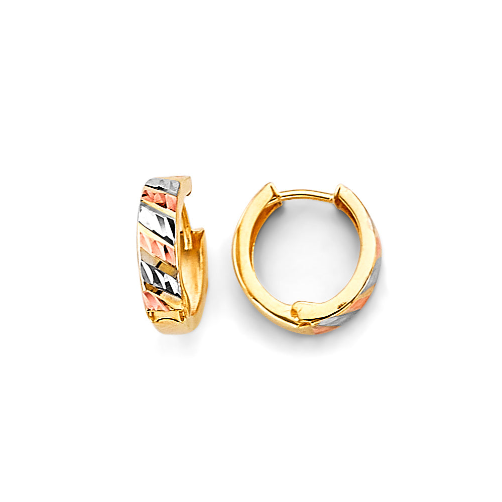 14K Yellow Gold Huggies Earring - ER1880