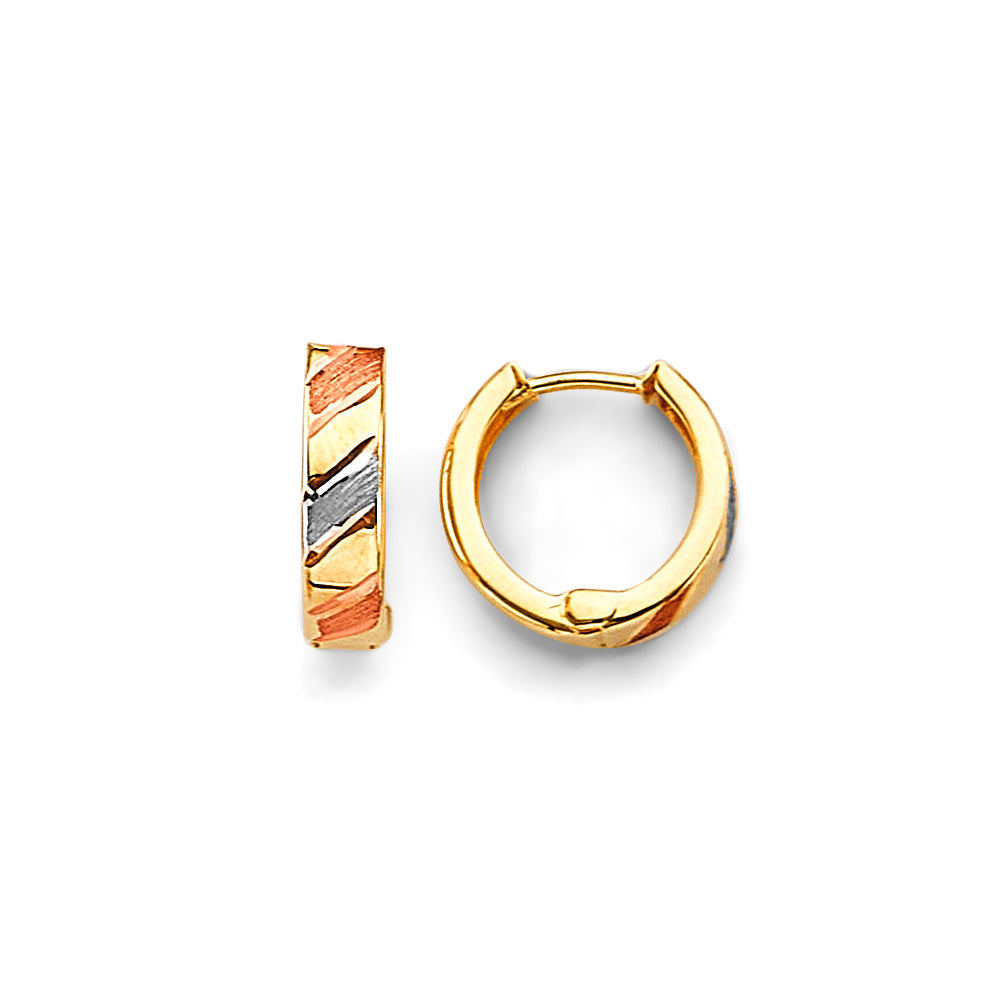 14K Yellow Gold Huggies Earring - ER1881