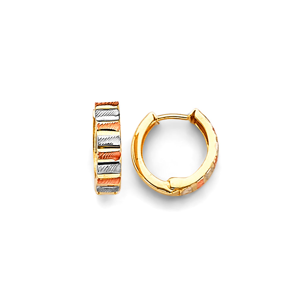 14K Yellow Gold Huggies Earring - ER1883