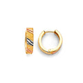 14K Yellow Gold Huggies Earring - ER1884