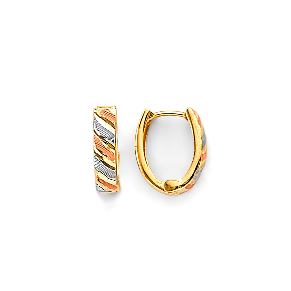 14K Yellow Gold Huggies Earring - ER1888