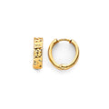 14K Yellow Gold Huggies Earring - ER1891