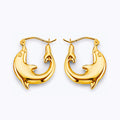 14K Yellow Gold Ball, 3 Color & Fancy Earring - ER1929