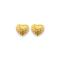 14K Yellow Gold Post Earring with Push Back - ER1935