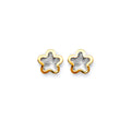 14K Yellow Gold Post Earring with Push Back - ER1939