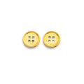 14K Yellow Gold Post Earring with Push Back - ER1941