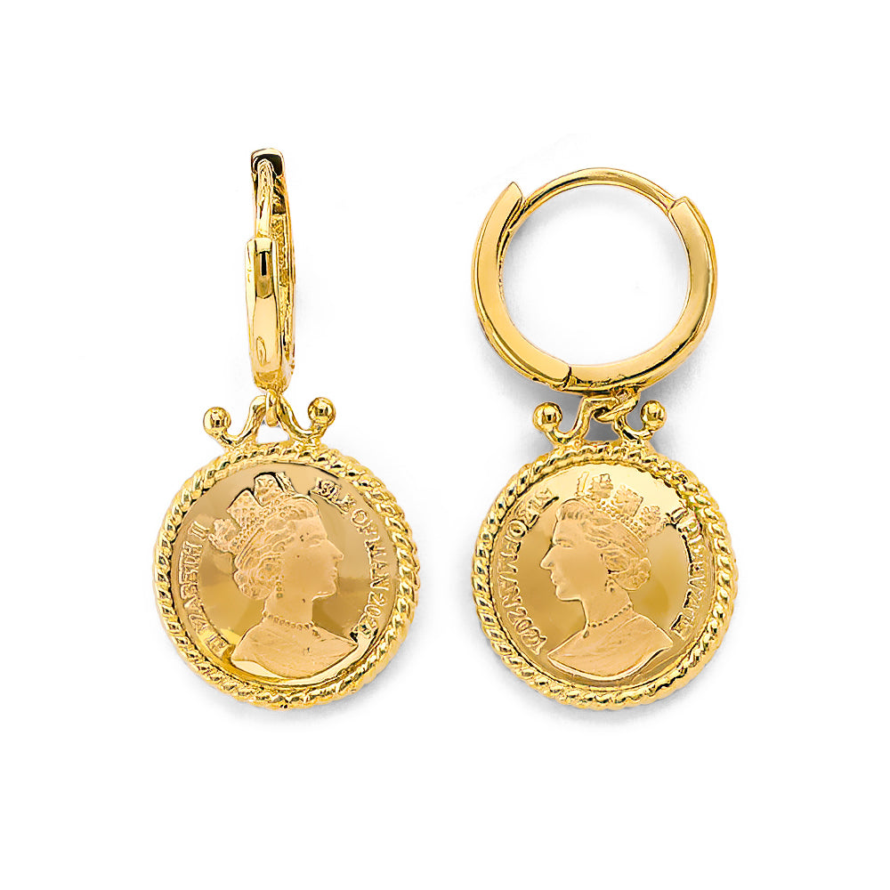 14K Yellow Gold Half Set - ER1961