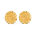 14K Yellow Gold Half Set - ER1962