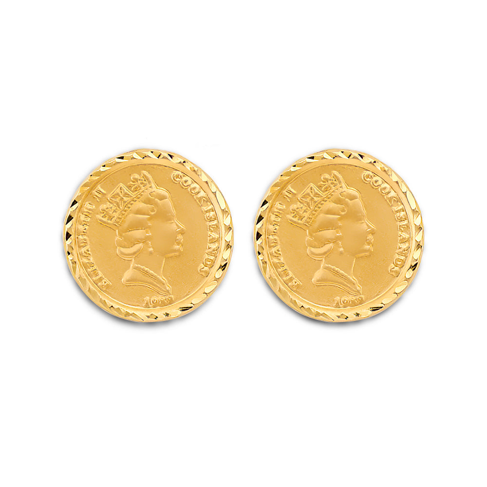 14K Yellow Gold Half Set - ER1962