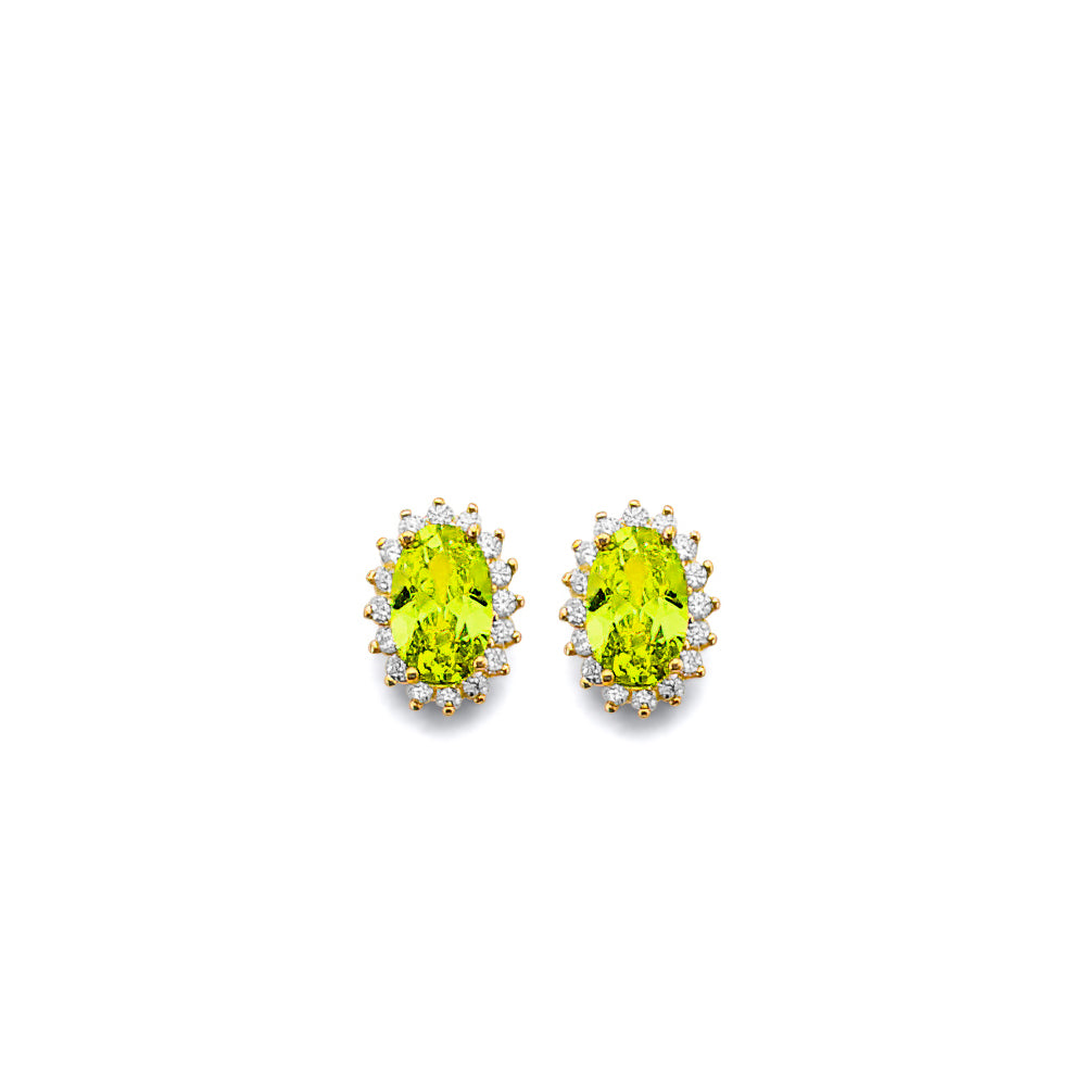 14K Yellow Gold Monthly & Zodiac Jewelry - ER1963 - Image 8