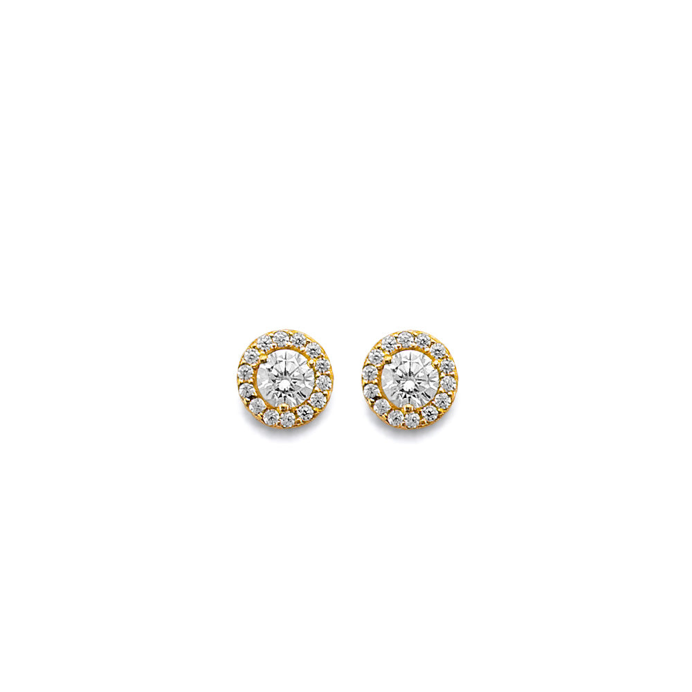 14K Yellow Gold Monthly & Zodiac Jewelry - ER1964 - Image 4