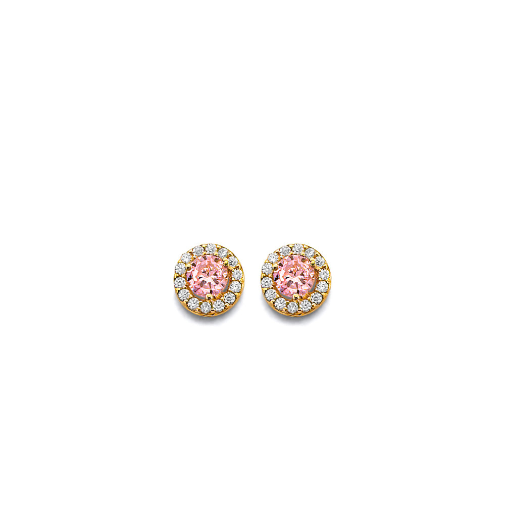 14K Yellow Gold Monthly & Zodiac Jewelry - ER1964 - Image 10