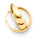 14K Yellow Gold Hoop Earring - ER1966