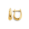 14K Yellow Gold Huggies Earring - ER1974