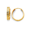 14K Yellow Gold Huggies Earring - ER1981