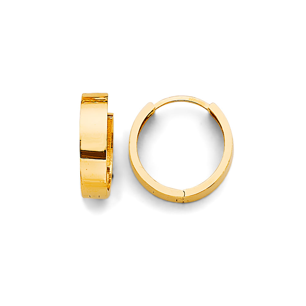 14K Yellow Gold Huggies Earring - ER1983
