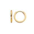 14K Yellow Gold Huggies Earring - ER1984