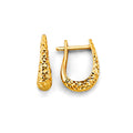 14K Yellow Gold Huggies Earring - ER1986