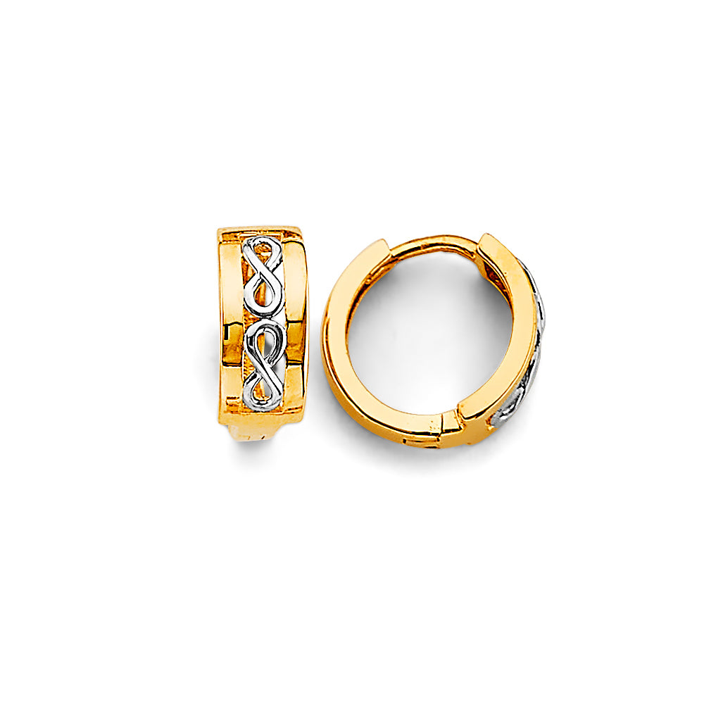14K Yellow Gold Huggies Earring - ER1991