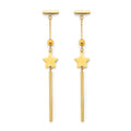 14K Yellow Gold Hanging Earring - ER1996
