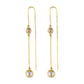 14K Yellow Gold Hanging Earring - ER2000
