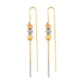 14K Yellow Gold Hanging Earring - ER2001