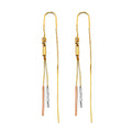 14K Yellow Gold Hanging Earring - ER2002