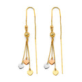 14K Yellow Gold Hanging Earring - ER2003